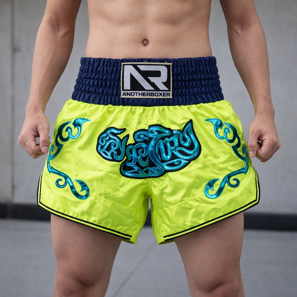 Muay Thai Training Shorts | Unisex, Durable, Embroidered | Kickboxing