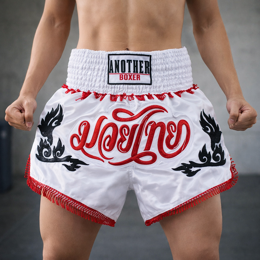 Muay Thai Training Shorts | Unisex, Durable, Embroidered | Kickboxing