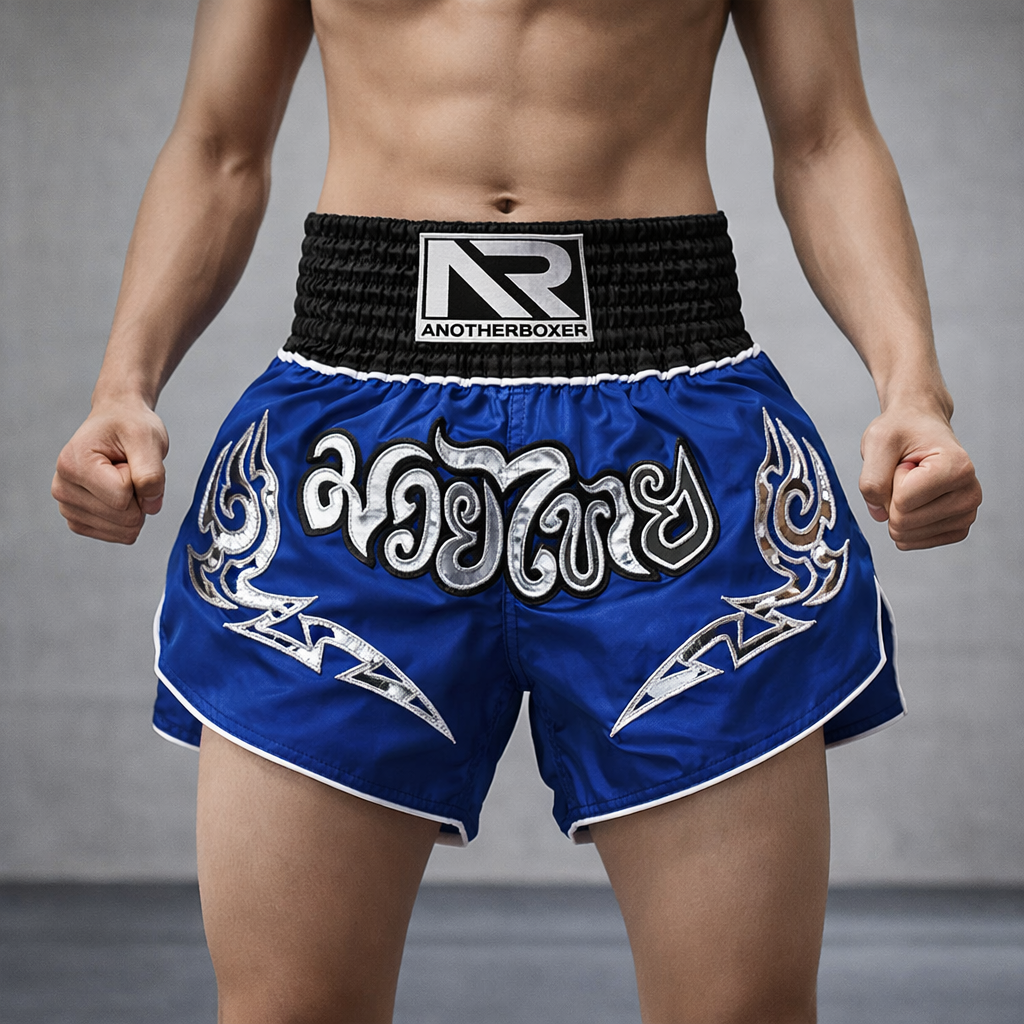 Muay Thai Training Shorts | Unisex, Durable, Embroidered | Kickboxing