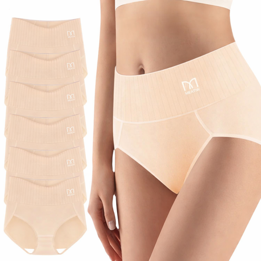 Women's Cotton Briefs 6 Pack | High Waisted, Soft | Daily Comfort