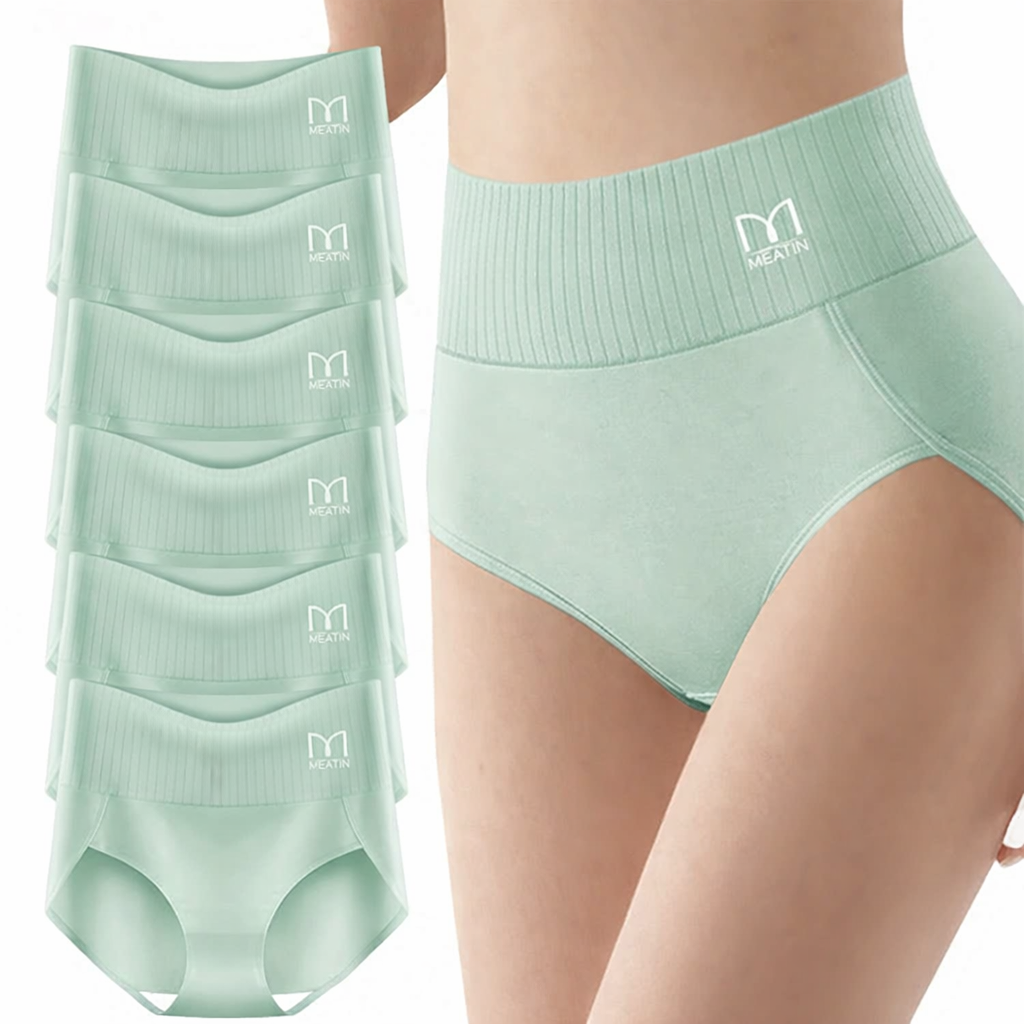 Women's Cotton Briefs 6 Pack | High Waisted, Soft | Daily Comfort