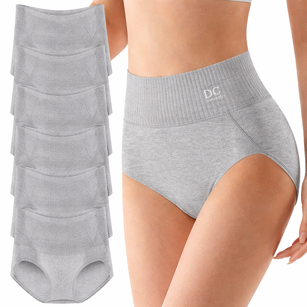 Women's Cotton Briefs 6 Pack | High Waisted, Soft | Daily Comfort