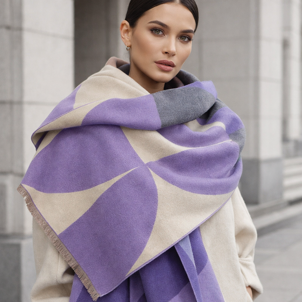 Reversible Winter Scarf | Women's, Warm, Soft | Cozy Style