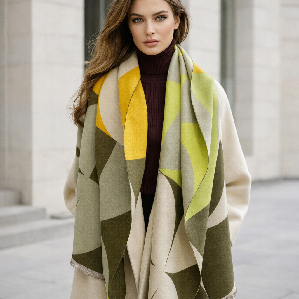 Reversible Winter Scarf | Women's, Warm, Soft | Cozy Style