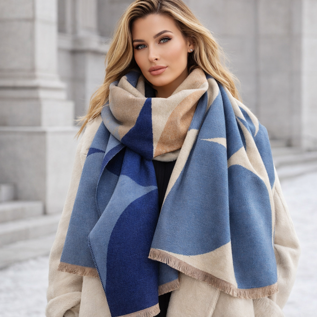 Reversible Winter Scarf | Women's, Warm, Soft | Cozy Style