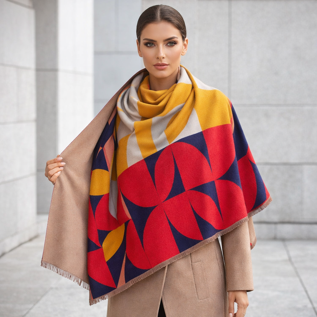Reversible Winter Scarf | Women's, Warm, Soft | Cozy Style