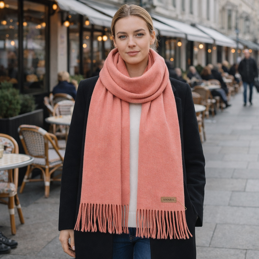 Women's Wool Scarf | Ultra Soft, Warm | Winter Essential