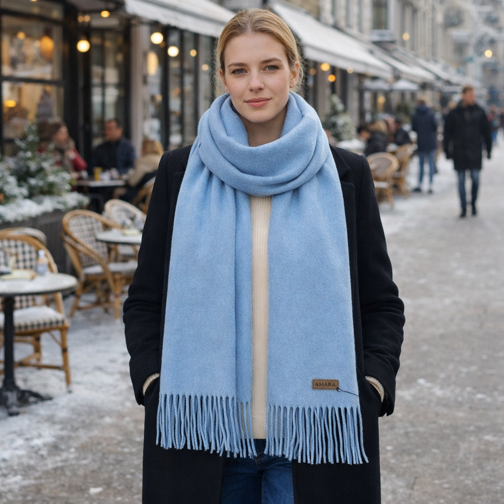 Women's Wool Scarf | Ultra Soft, Warm | Winter Essential