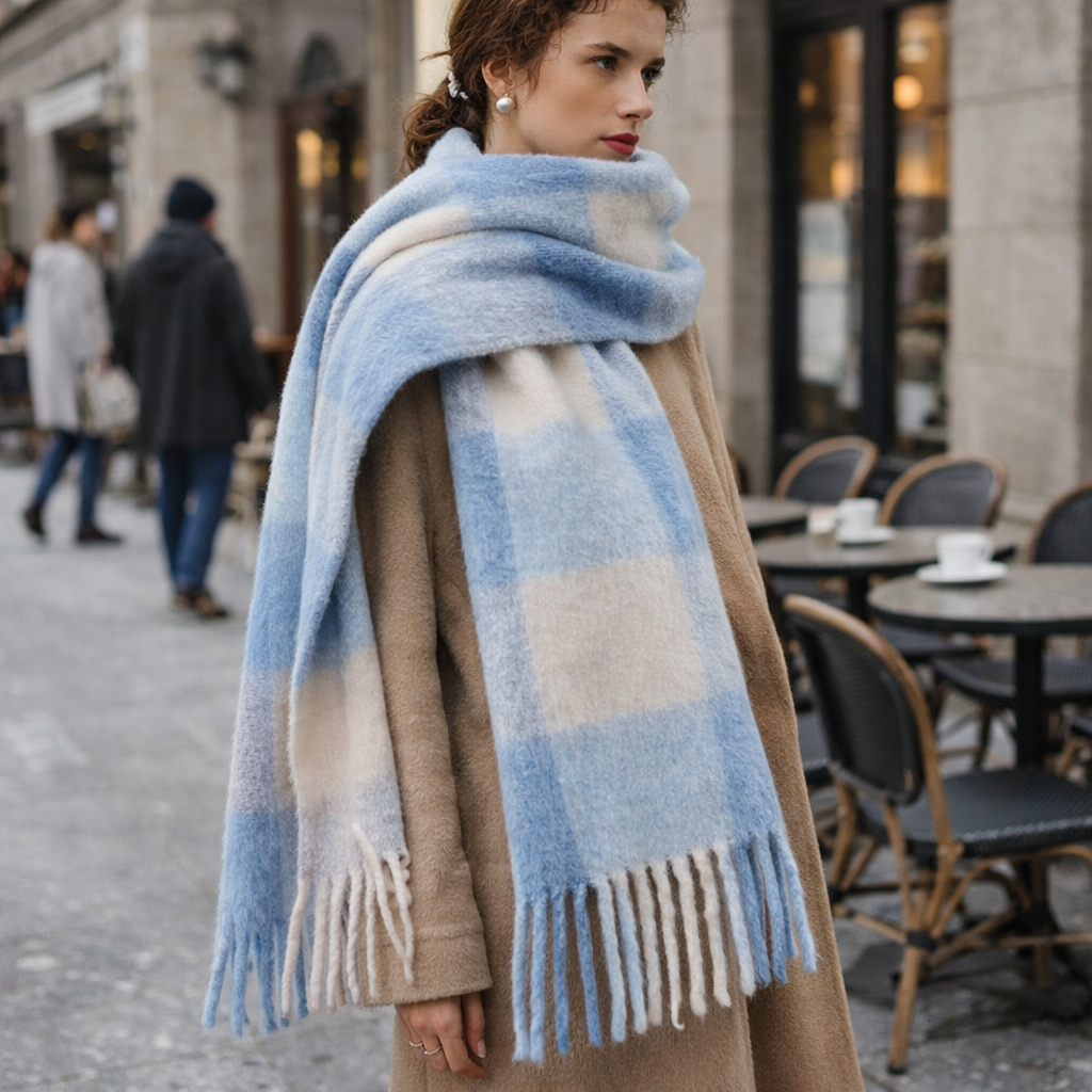 Women's Winter Scarf | Thick, Cozy, Warm | Soft Color