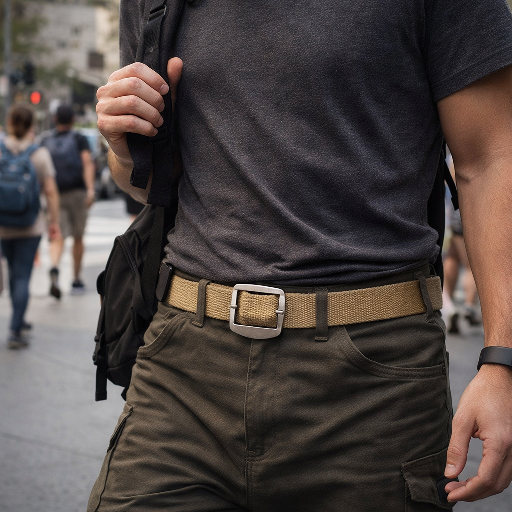 Tactical Belt | Anti Theft Locking Utility Belt | Heavy Duty Adjustable