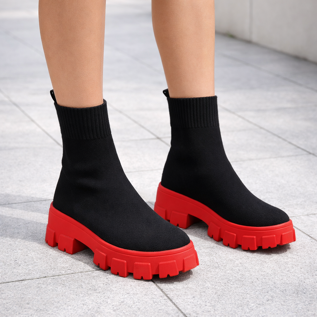 Ankle Boots | Women's Sock Style, Fabric Upper | Stretch Fit
