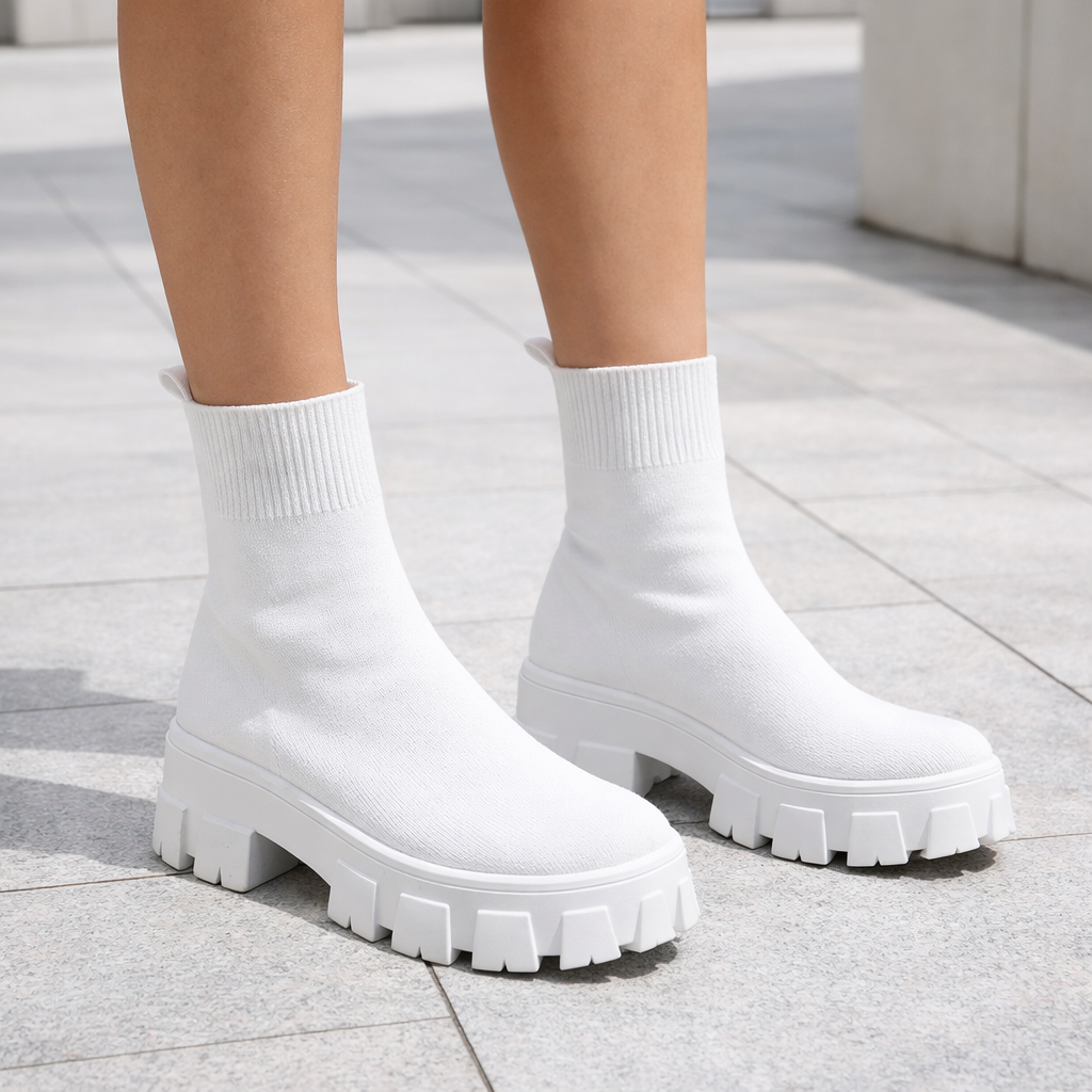 Ankle Boots | Women's Sock Style, Fabric Upper | Stretch Fit