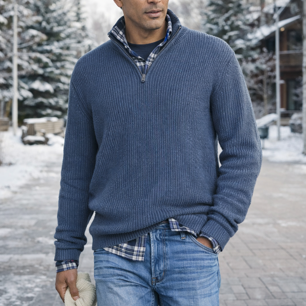 Knit Sweater | Men's Soft Fabric, Comfortable Fit | Pullover Style