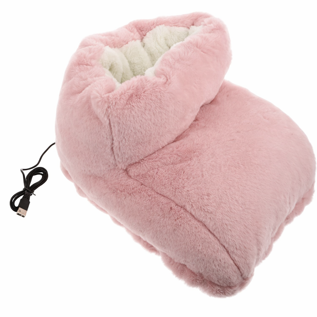 Foot warmer | Electric, cordless, heated | Cozy plush comfort