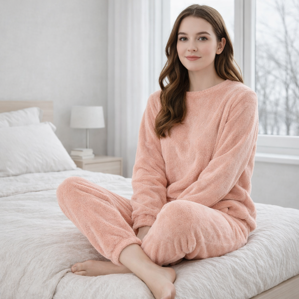Pyjama set | Women, warm winter wear | Cozy soft pyjamas