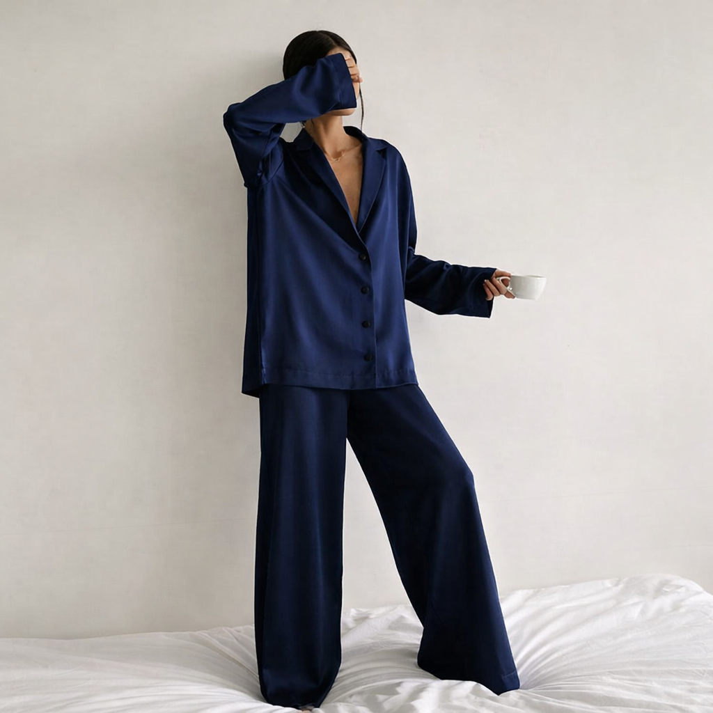 Pyjama set | Women, elegant luxe style | Comfortable sleepwear