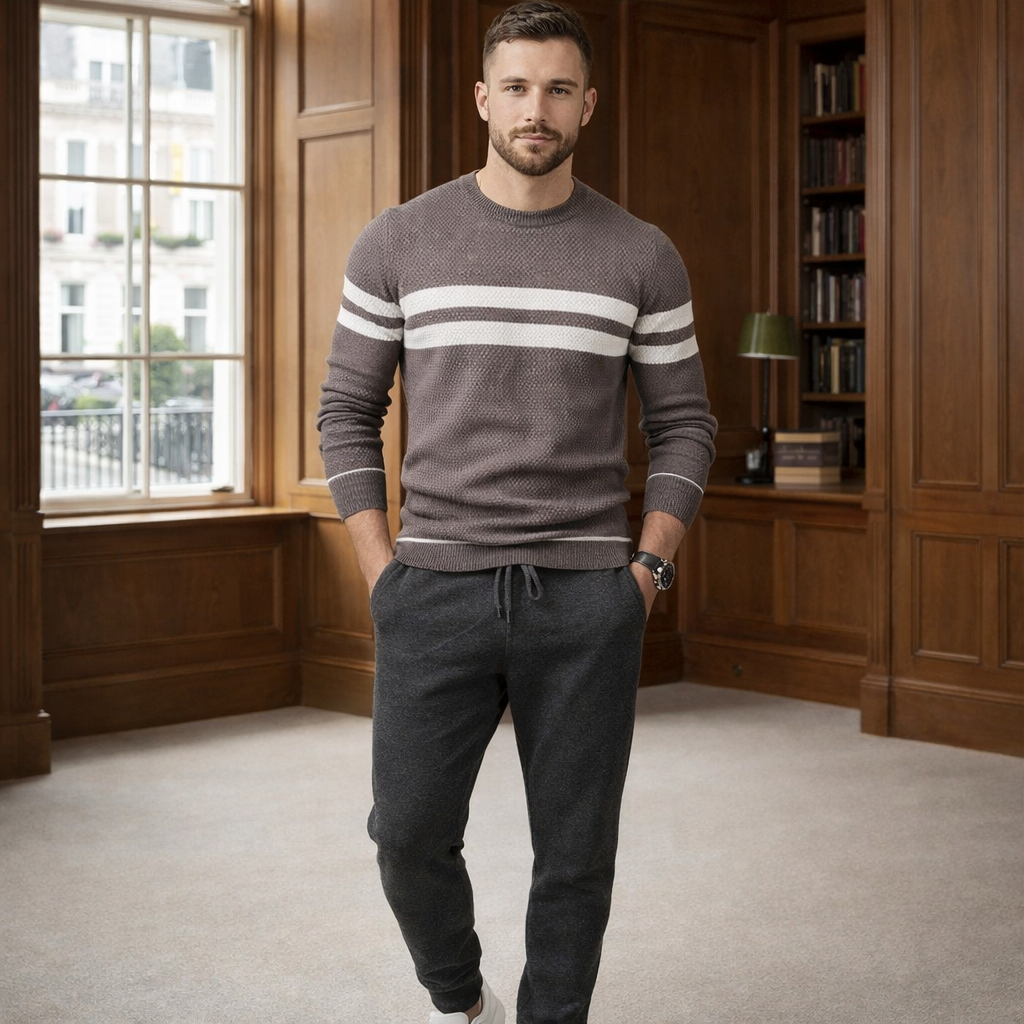 Men's Elegant Knit Sweater | Casual Style | Soft, Comfortable, Versatile