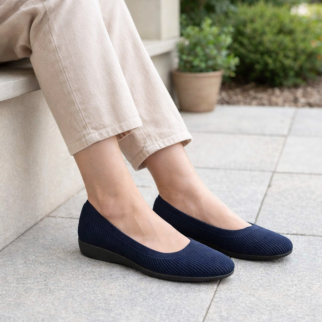Women's Ballerina Flats | Orthopedic Comfort, Cushioned Slip-On