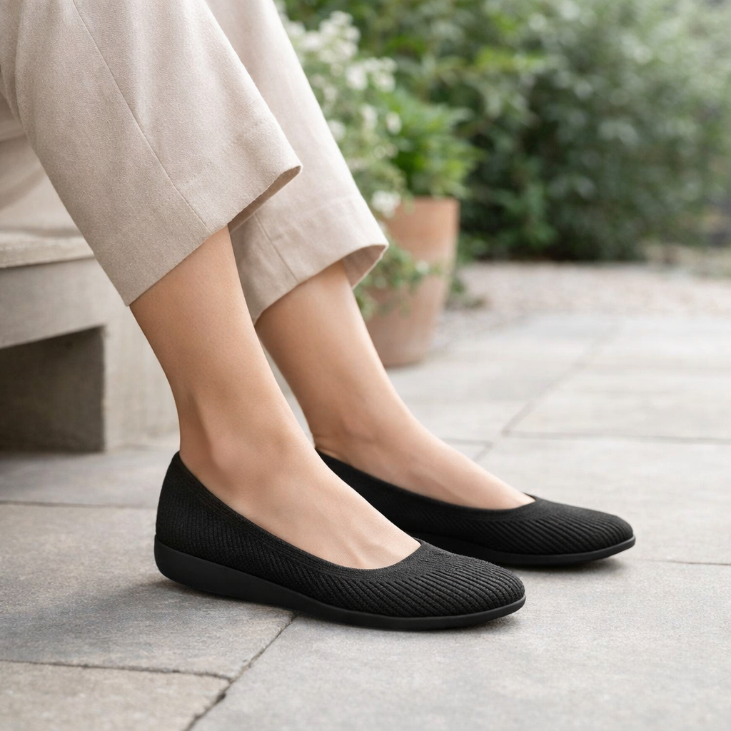 Women's Ballerina Flats | Orthopedic Comfort, Cushioned Slip-On