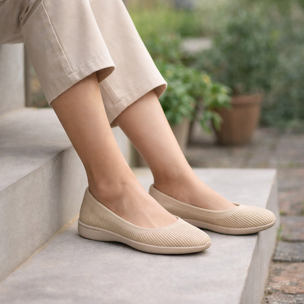 Women's Ballerina Flats | Orthopedic Comfort, Cushioned Slip-On