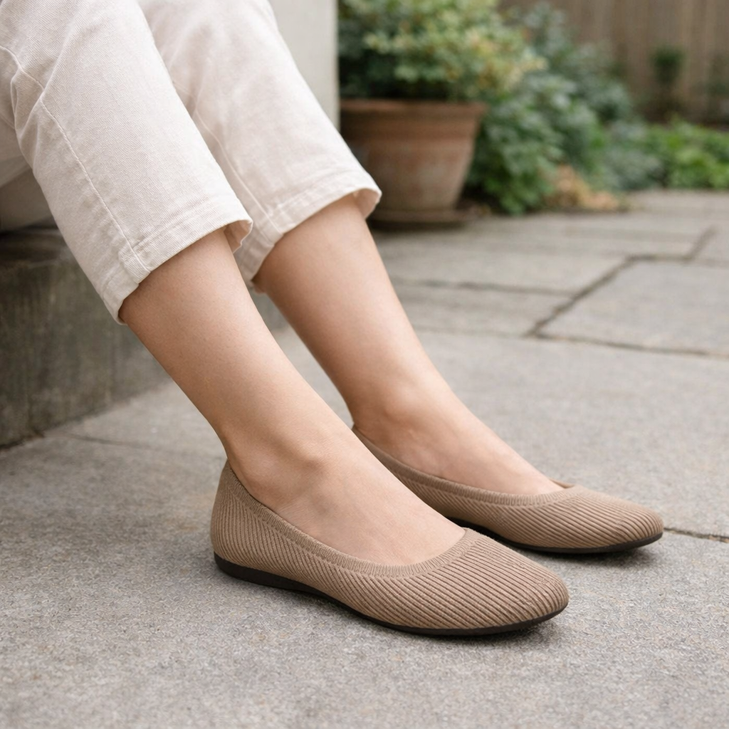 Women's Ballerina Flats | Orthopedic Comfort, Cushioned Slip-On
