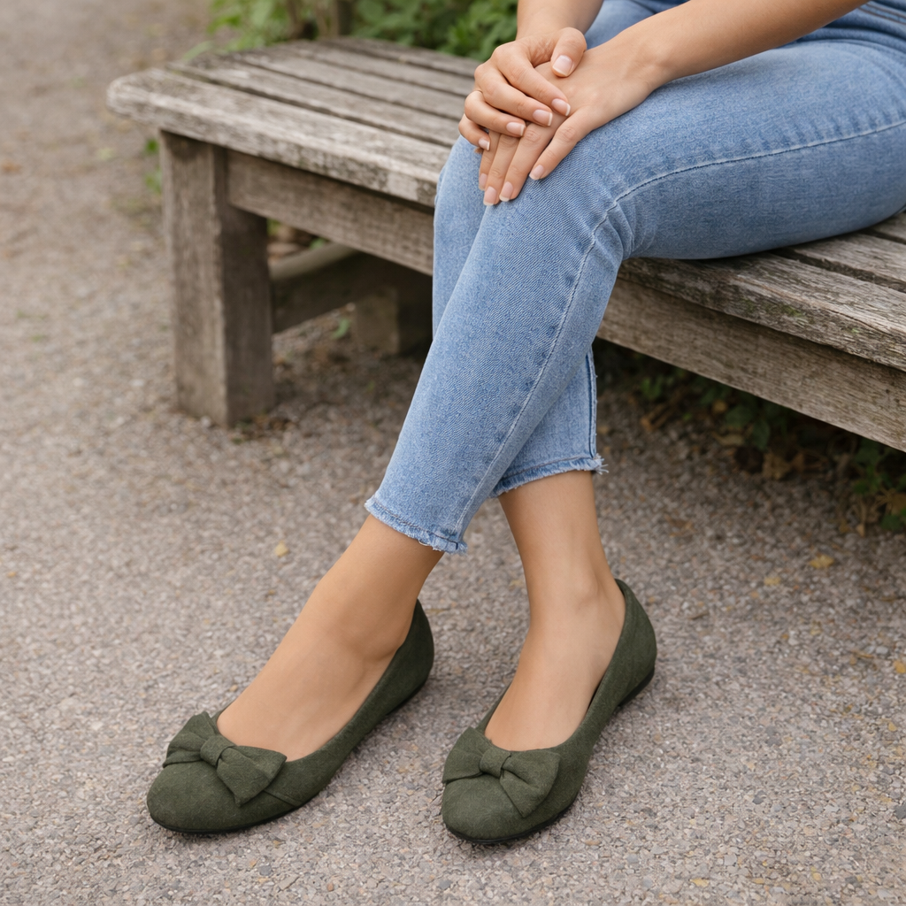Women's Ballet Flats | Orthopedic Comfort | Supportive Cushioned