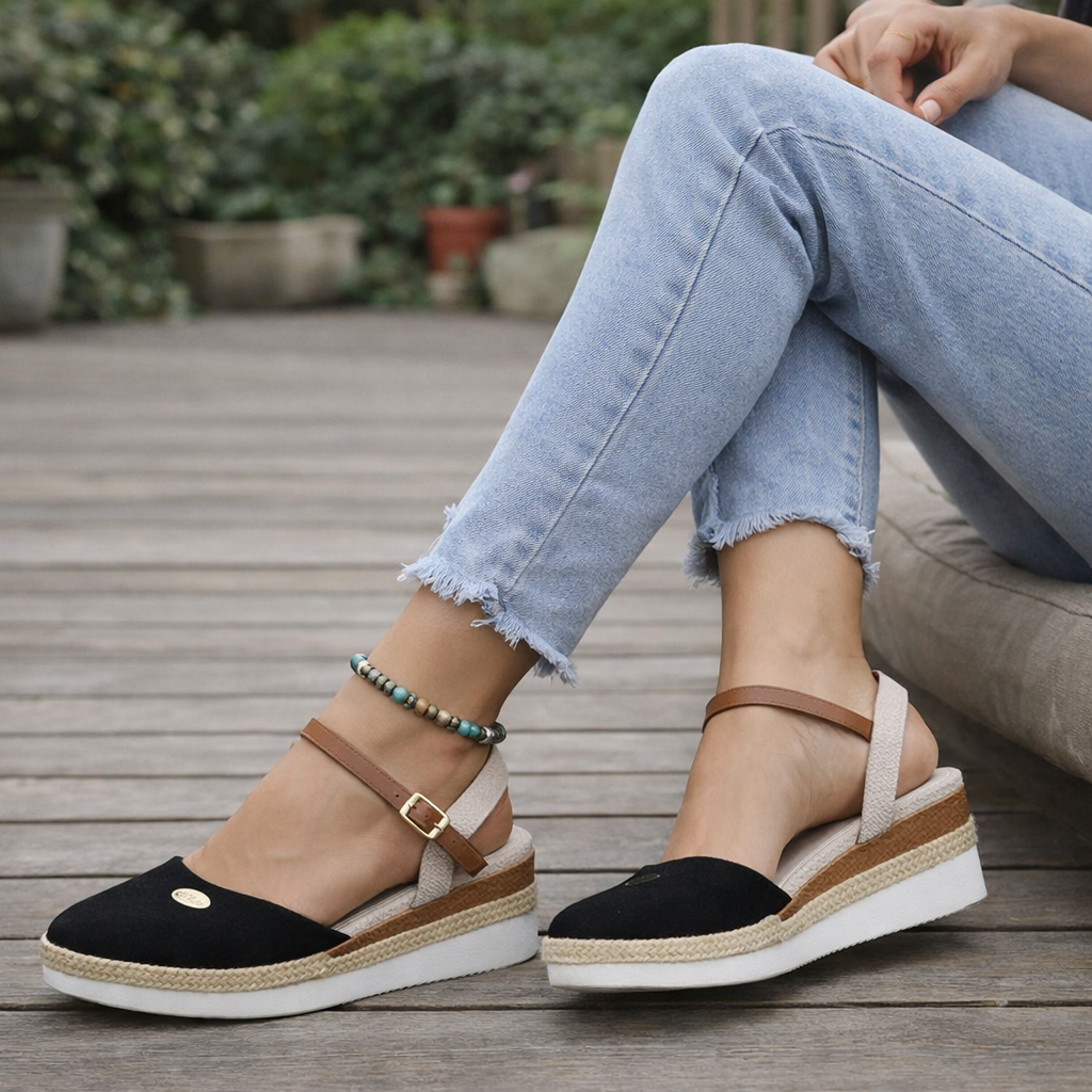 Wedge Sandals | Espadrille, Wide Fit | Comfortable Low Platform