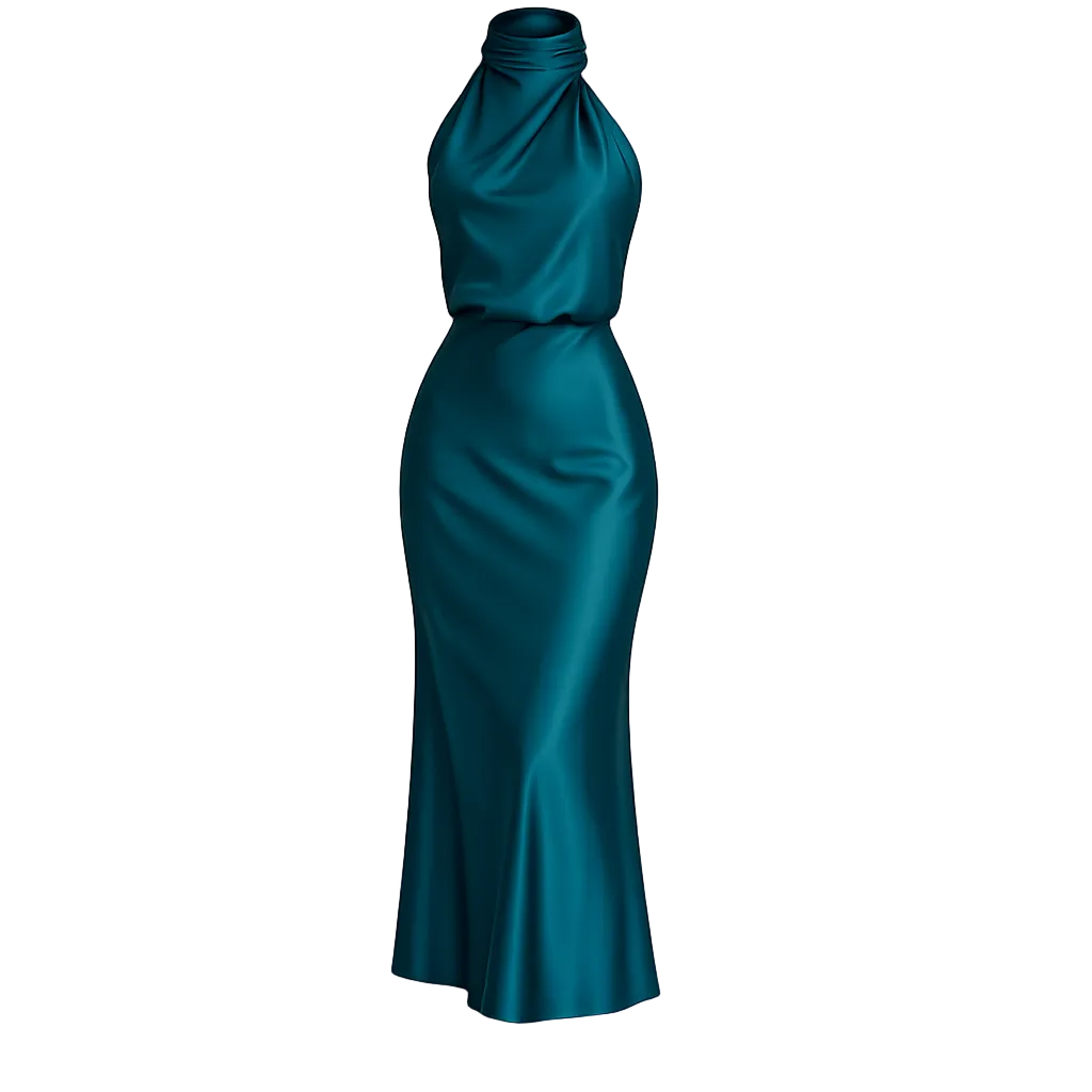 Midi Dress | Draped Design | Perfect for Special Occasions