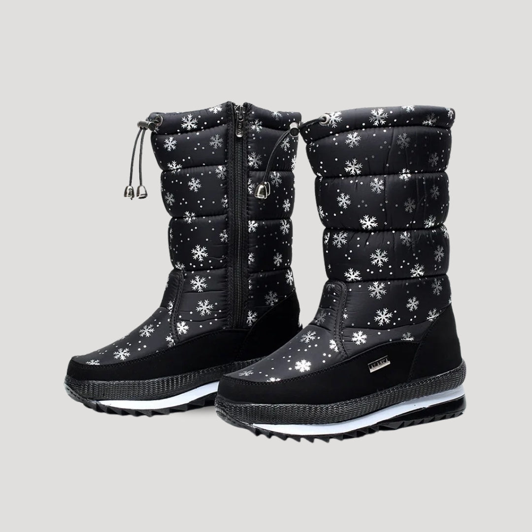 Women insulated waterproof winter boots cold weather slip resistant