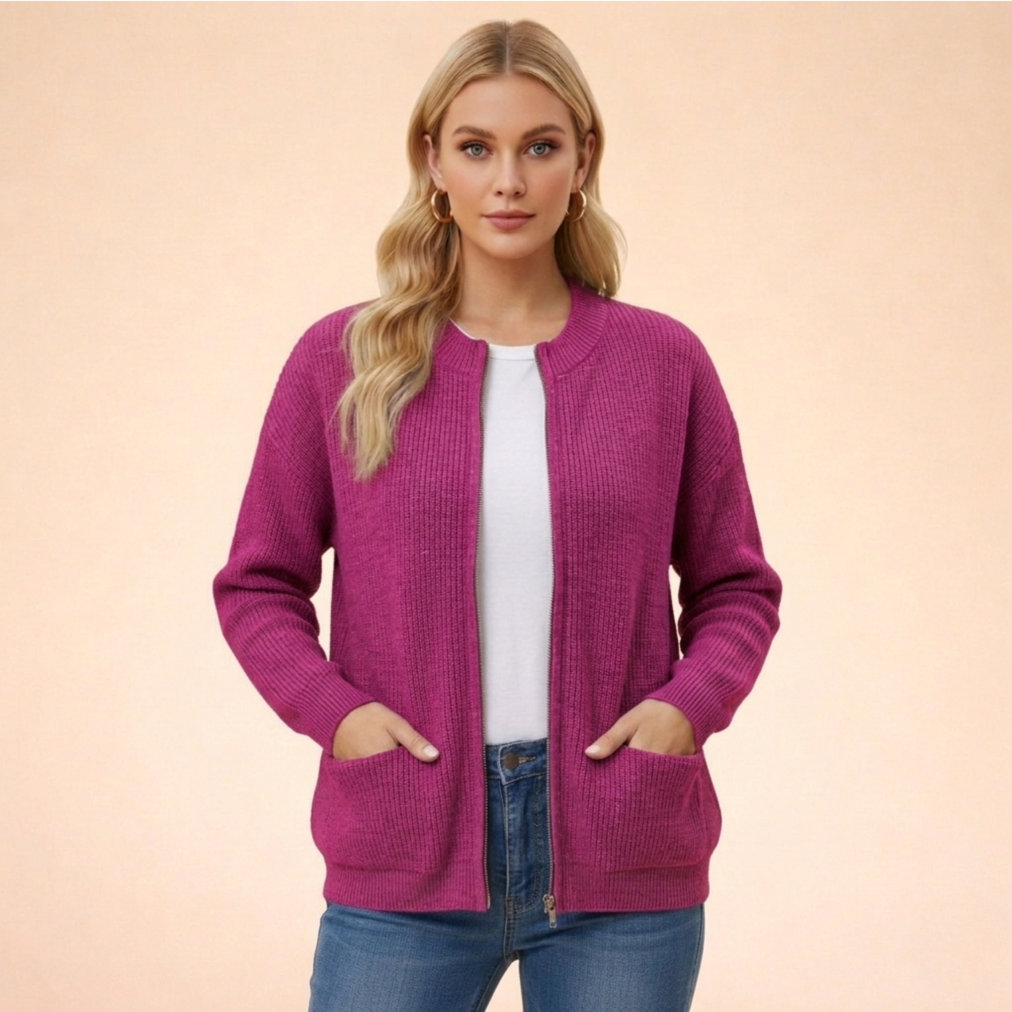 Women's Cardigan | Soft Knit, Regular Fit | All Seasons