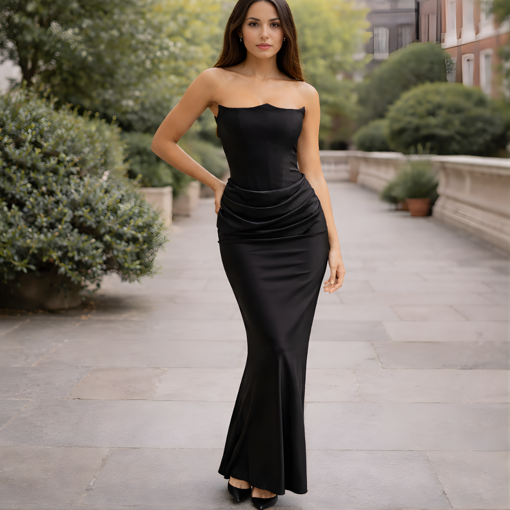 Maxi Dress Ceremony Elegant Satin
