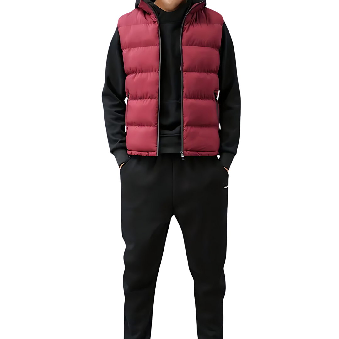 Men Quilted Gilet Sleeveless
