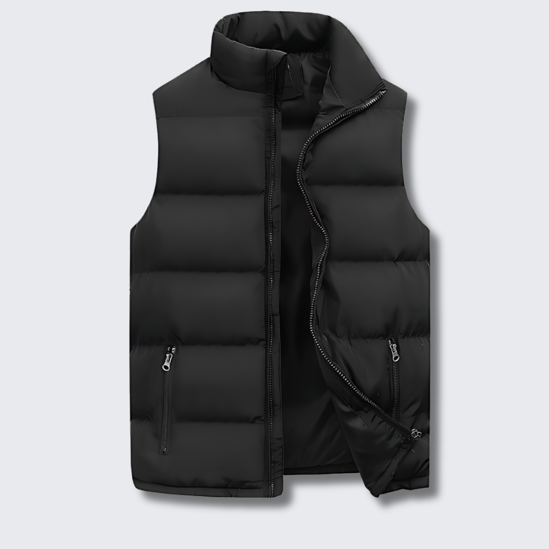 Men Quilted Gilet Sleeveless