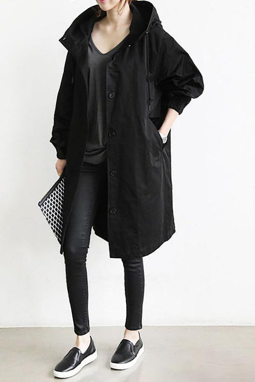 Women's Rain Jacket | Mid-Length, Hood | 9 Colors