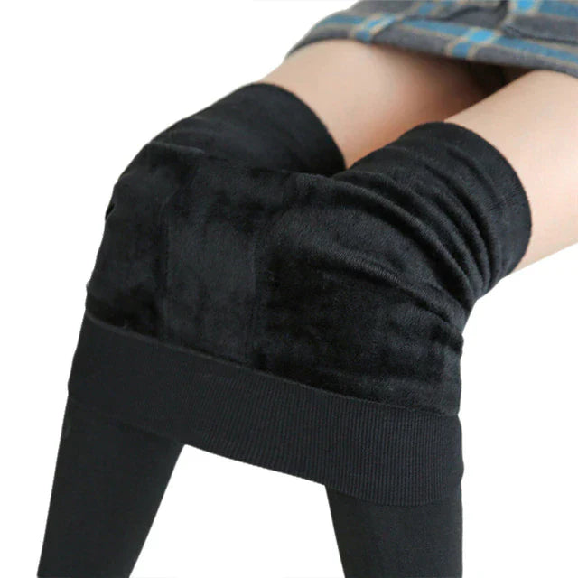 Thermal Leggings | Women, High Waisted, Velvet | Warm, Winter Wear