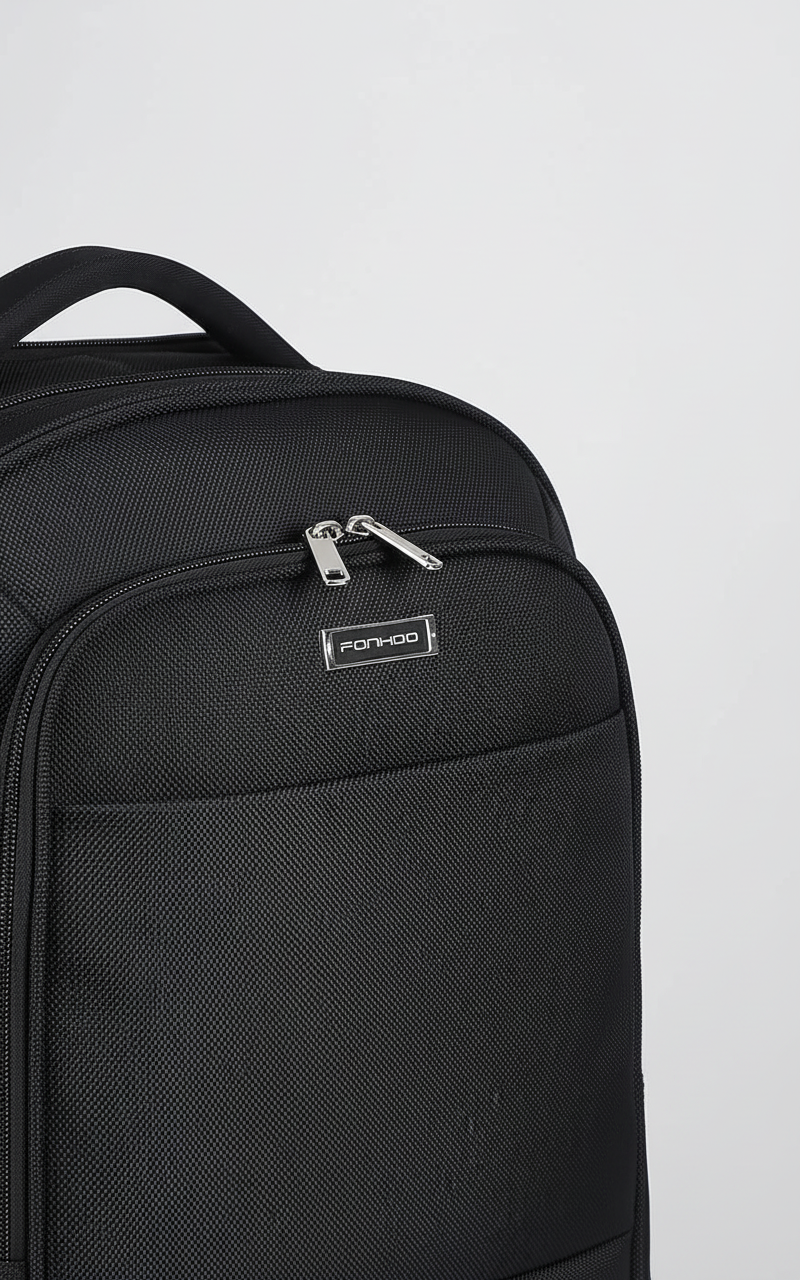 Travel Backpack 30L | Wheeled, Waterproof | Telescopic Handle, Black