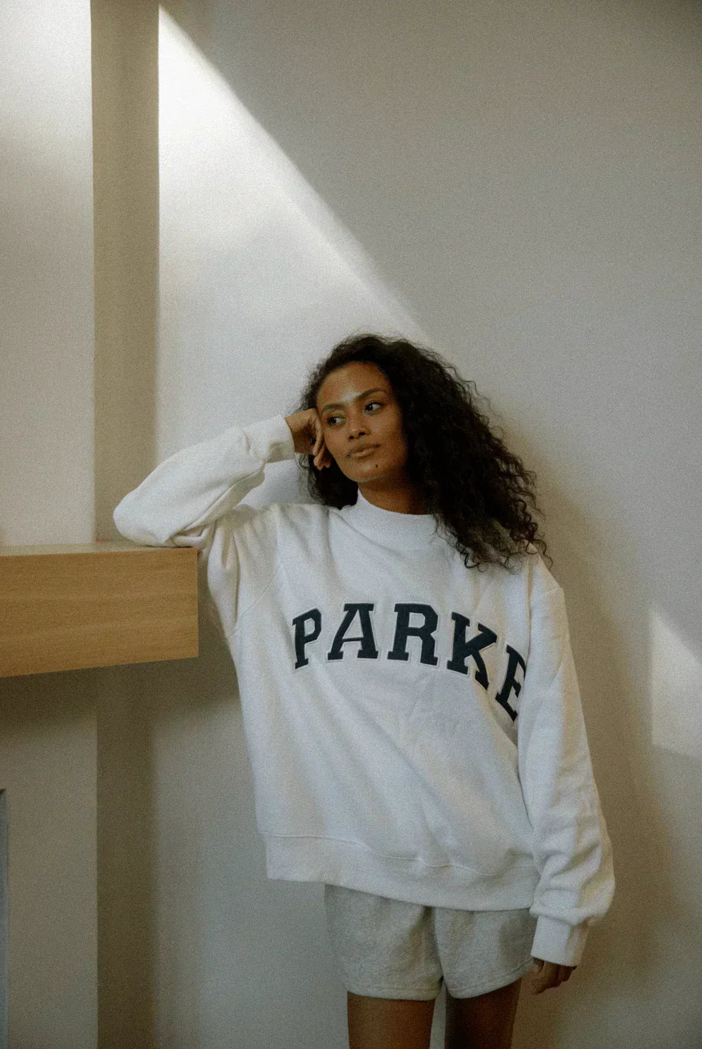 Women's Varsity Sweatshirts | Oversized Crewneck & Hoodie | Chenille Lettering