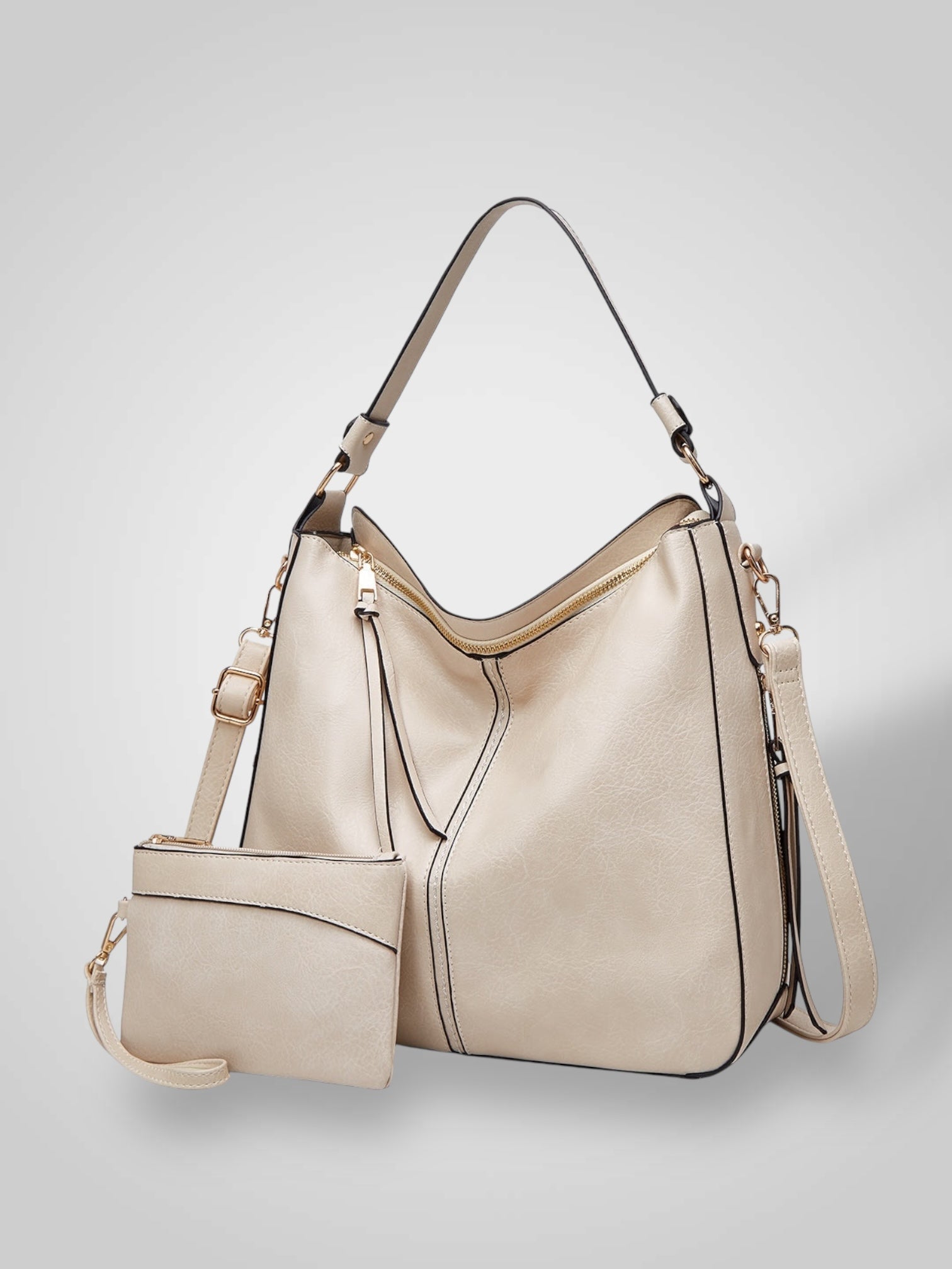 Women's Shoulder Bag | Structured Organizer | Multi-Compartment