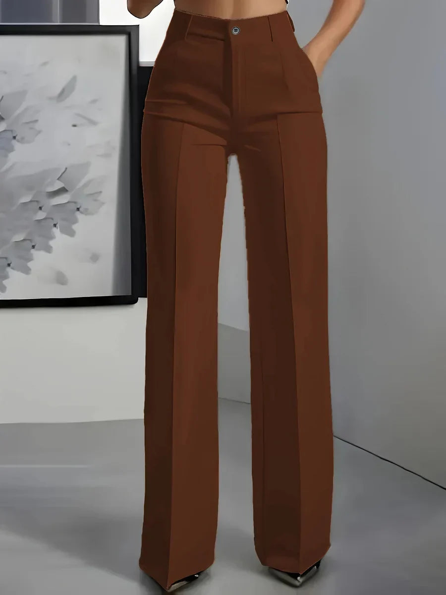 Women's Pants | High Waist Stretch, Elegant Tailored Fit