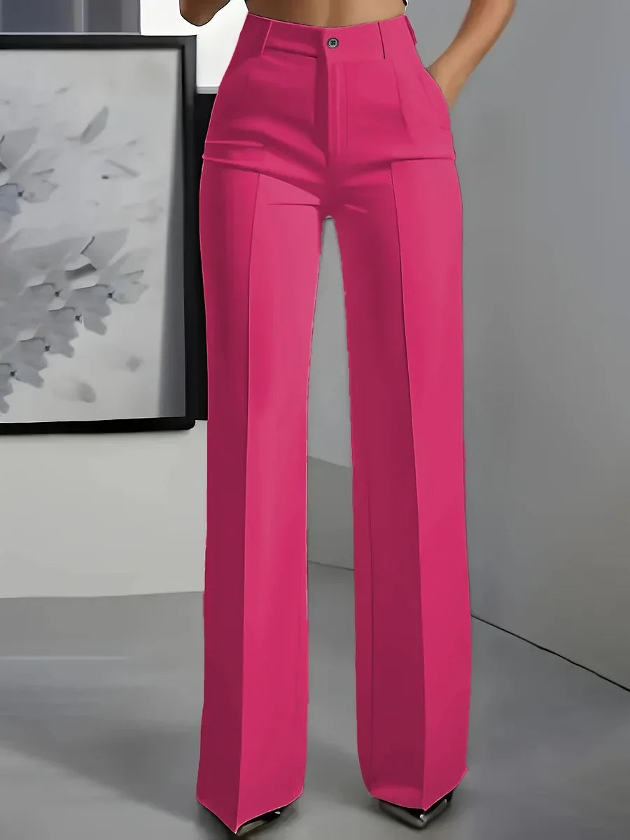 Women's Pants | High Waist Stretch, Elegant Tailored Fit