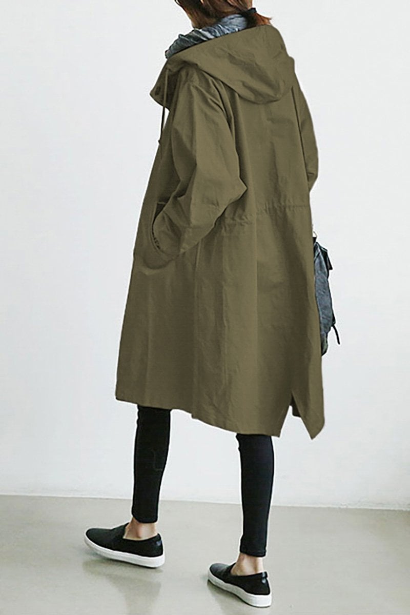 Women's Rain Jacket | Mid-Length, Hood | 9 Colors
