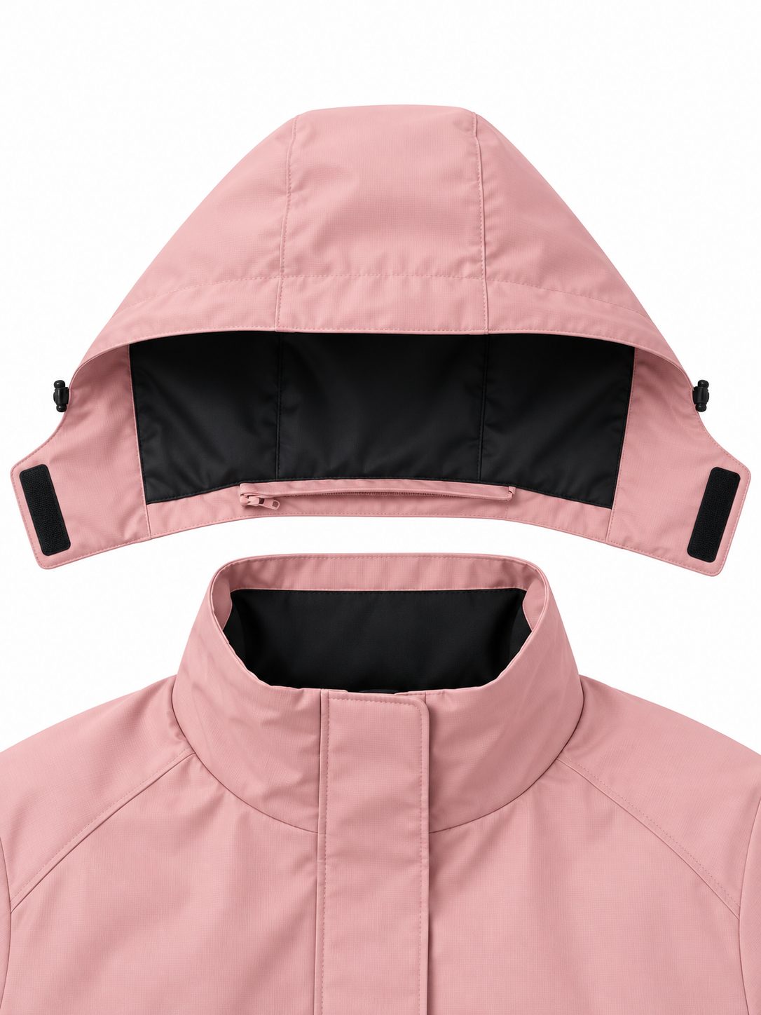Womens 3 in 1 jacket with removable fleece lining and water repellent shell