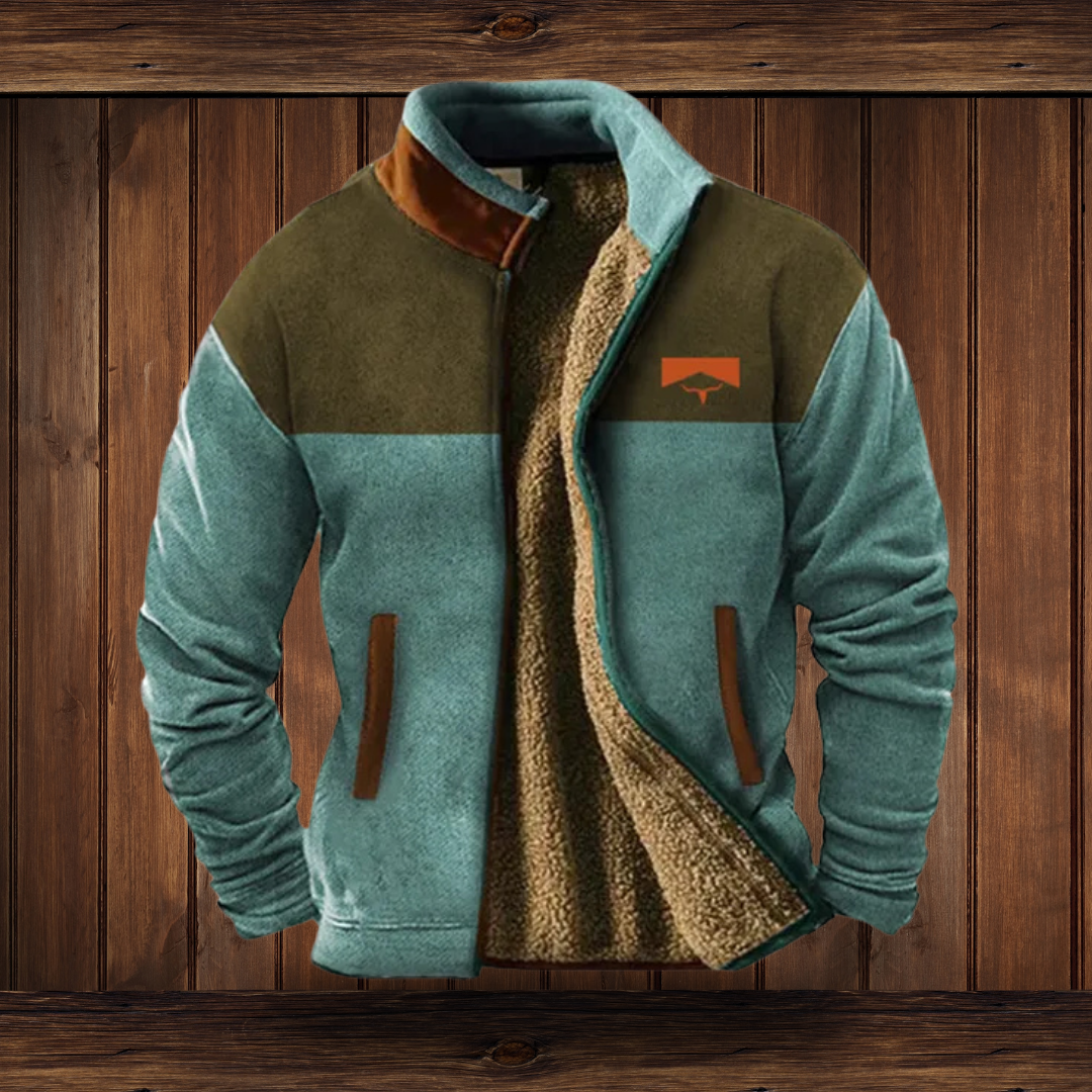 Men's Merino Fleece Jacket for Outdoor Warmth & Comfort