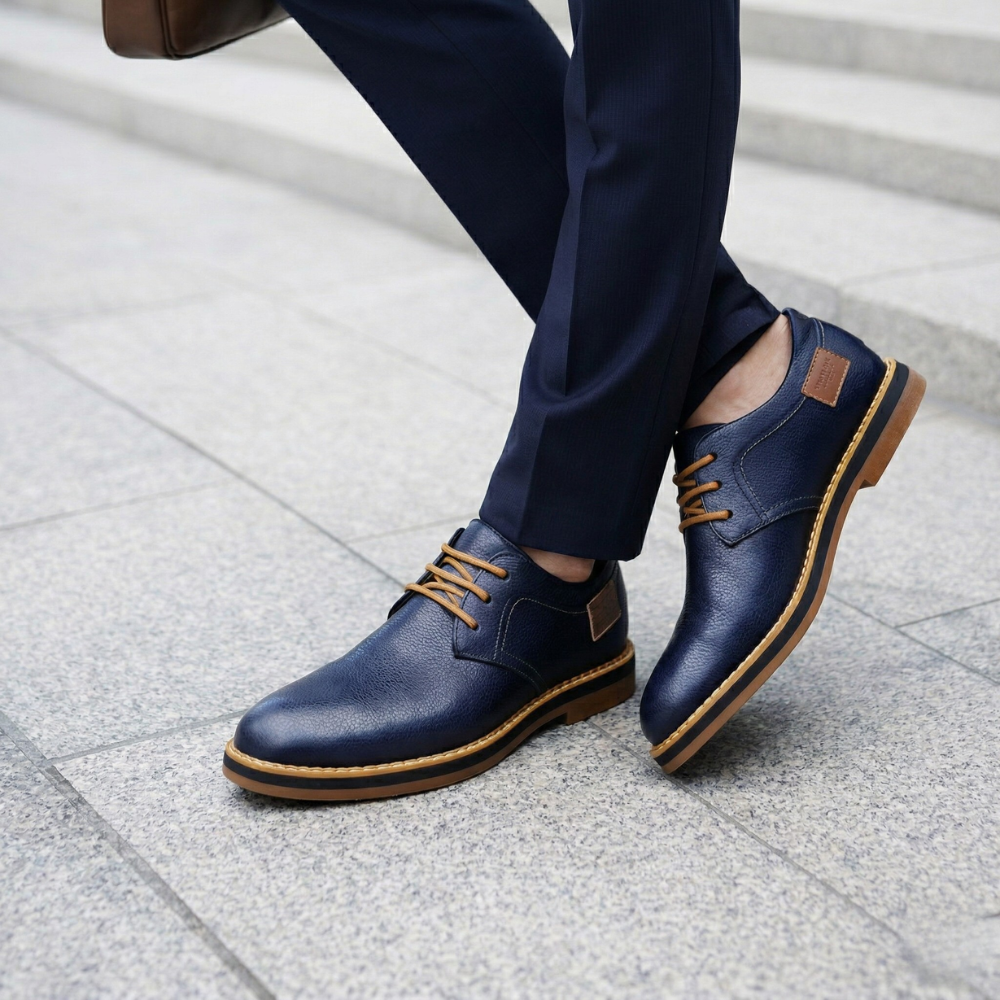 Premium Men's Leather Oxford Shoes | Classic, Durable