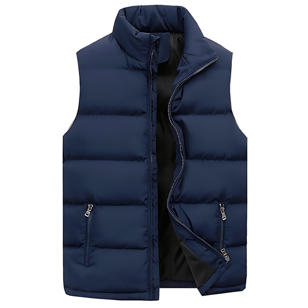 Men Quilted Gilet Sleeveless