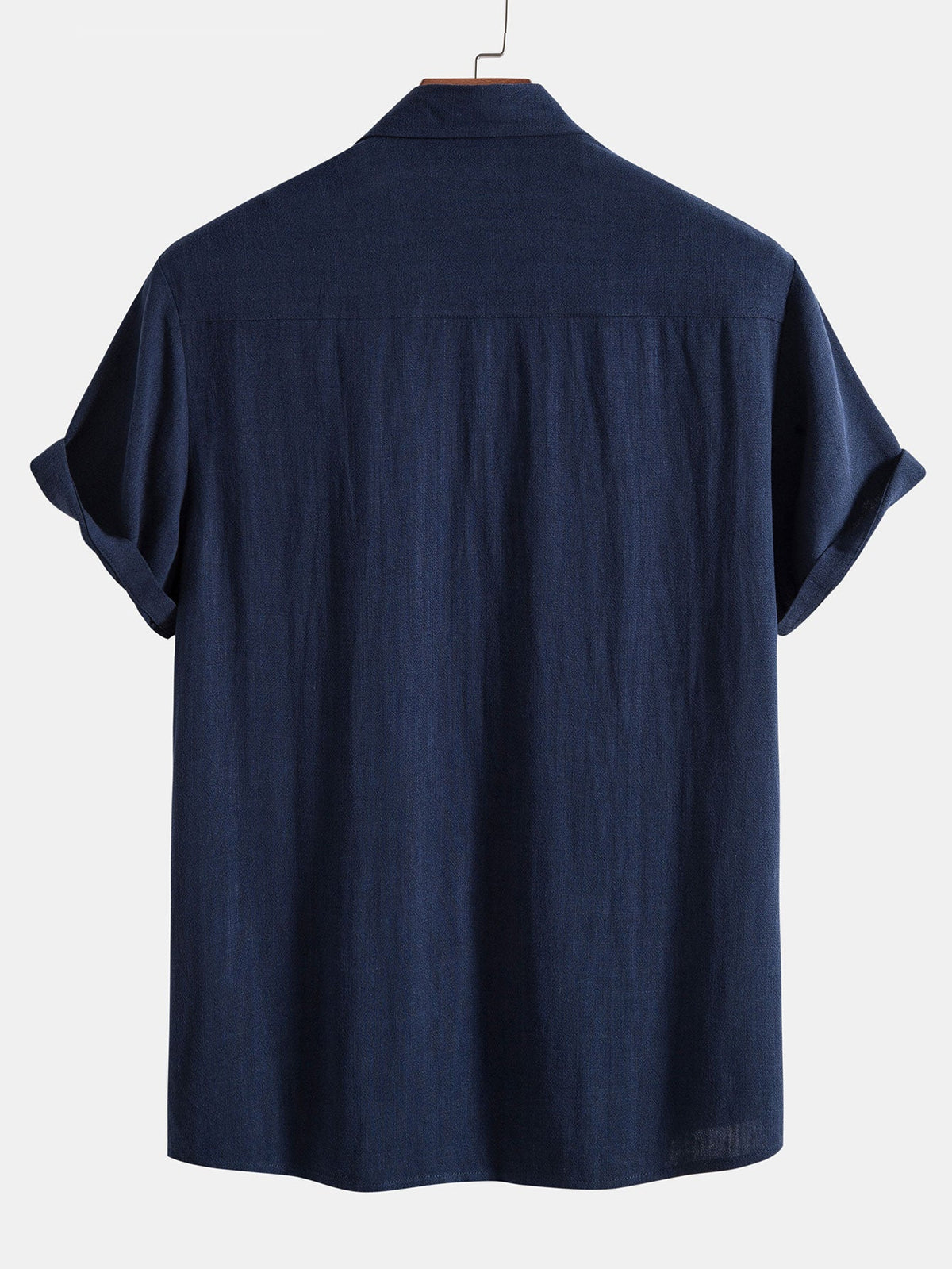 Men's Two-Piece Set | Button Shirt & Shorts with Drawstring