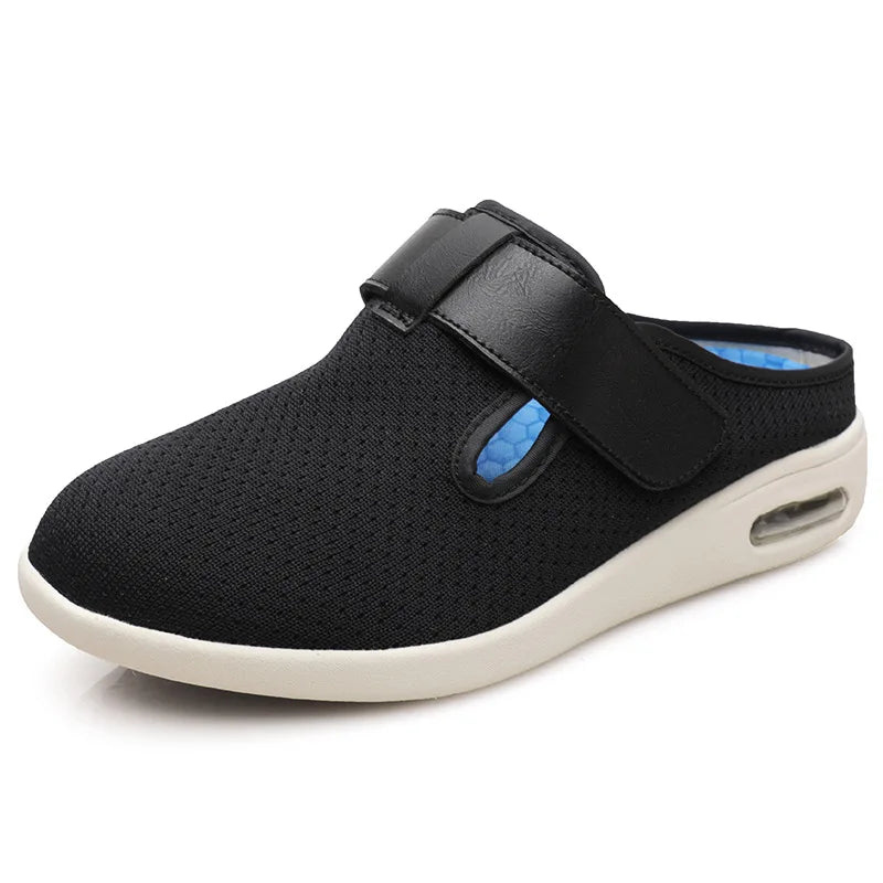 Extra Wide Slippers | Unisex, Adjustable Fit | Orthopaedic for Swollen Feet