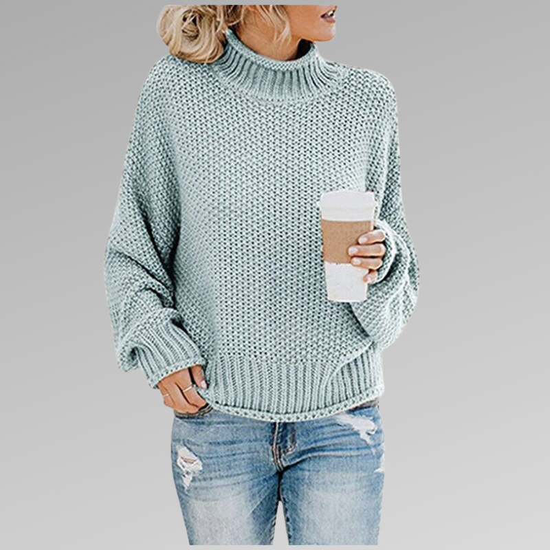 Women knit sweater relaxed fit soft cosy winter knitwear