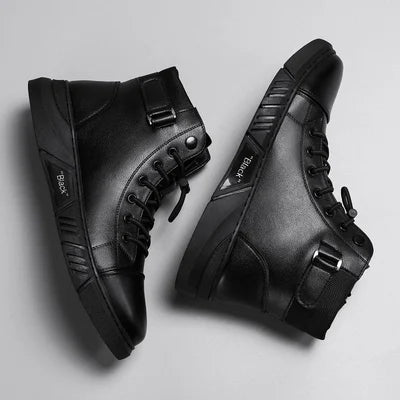 Men's Boots | Black Leather, Waterproof, All-Terrain