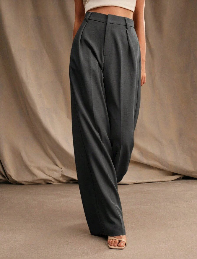 Women's Pants | High Waist Wide Leg | Tailored